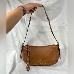 MICHAEL KORS Women’s Shoulder Bag Brown Leather